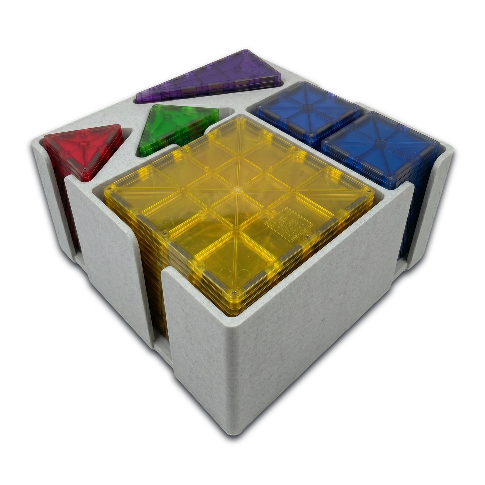 Chimkin Magnetic Tile Organizer (102 Piece Capacity)